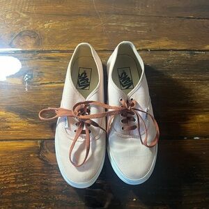 Vans Pink and Brown Sneakers for Casual Wear